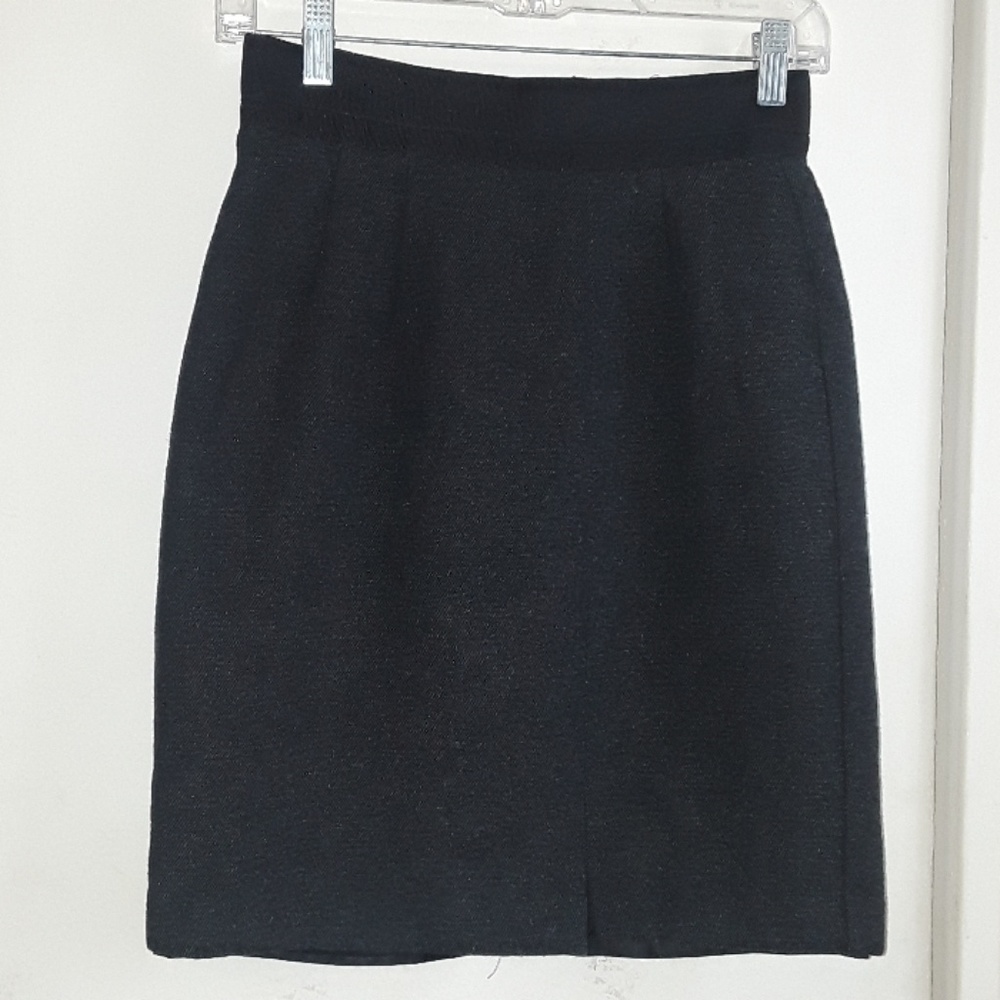 Wool mini skirt